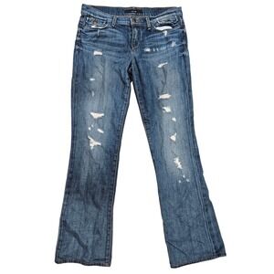 Joe's Jeans Socialite Distressed Bootcut Denim Jeans Size 29 Women's
